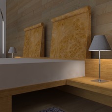 Pia bed in oak 2