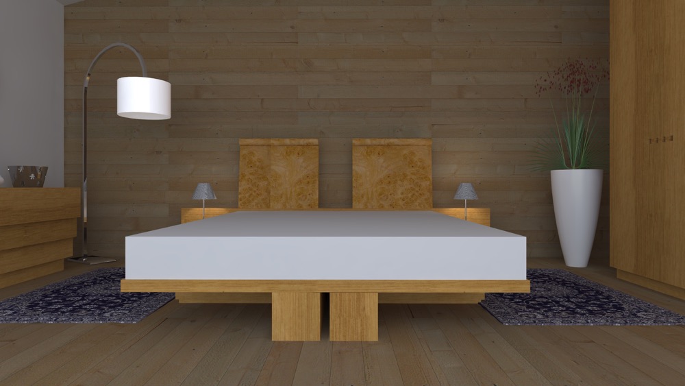 Pia bed in oak 3