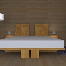 Pia bed in oak 3