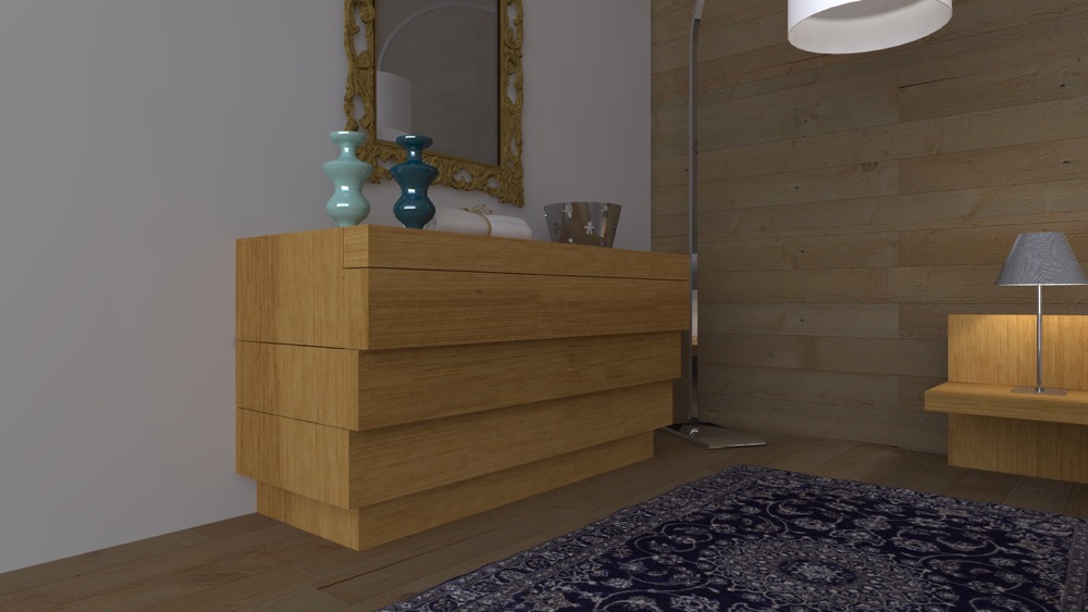 Pia chest of drawers in oak 4