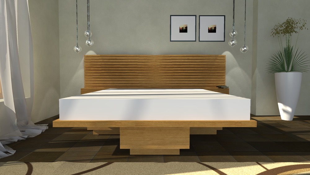 Blessing bed in oak 1