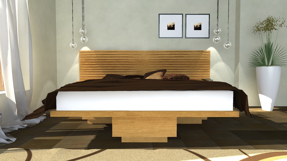 Blessing bed in oak 2