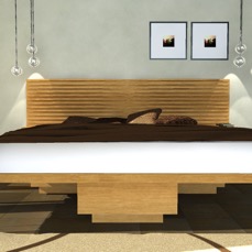 Blessing bed in oak 2