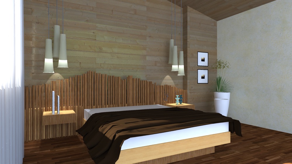 Liquirizia bed in walnut 3
