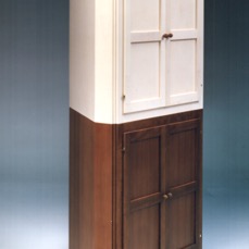 Lacunare Angolo sideboard in maple and pear