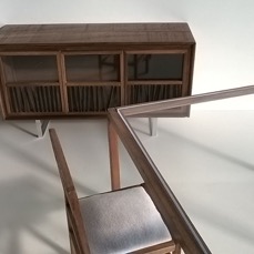 Argo sideboard and tablr in walnut 3