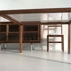 Argo table in walnut 4