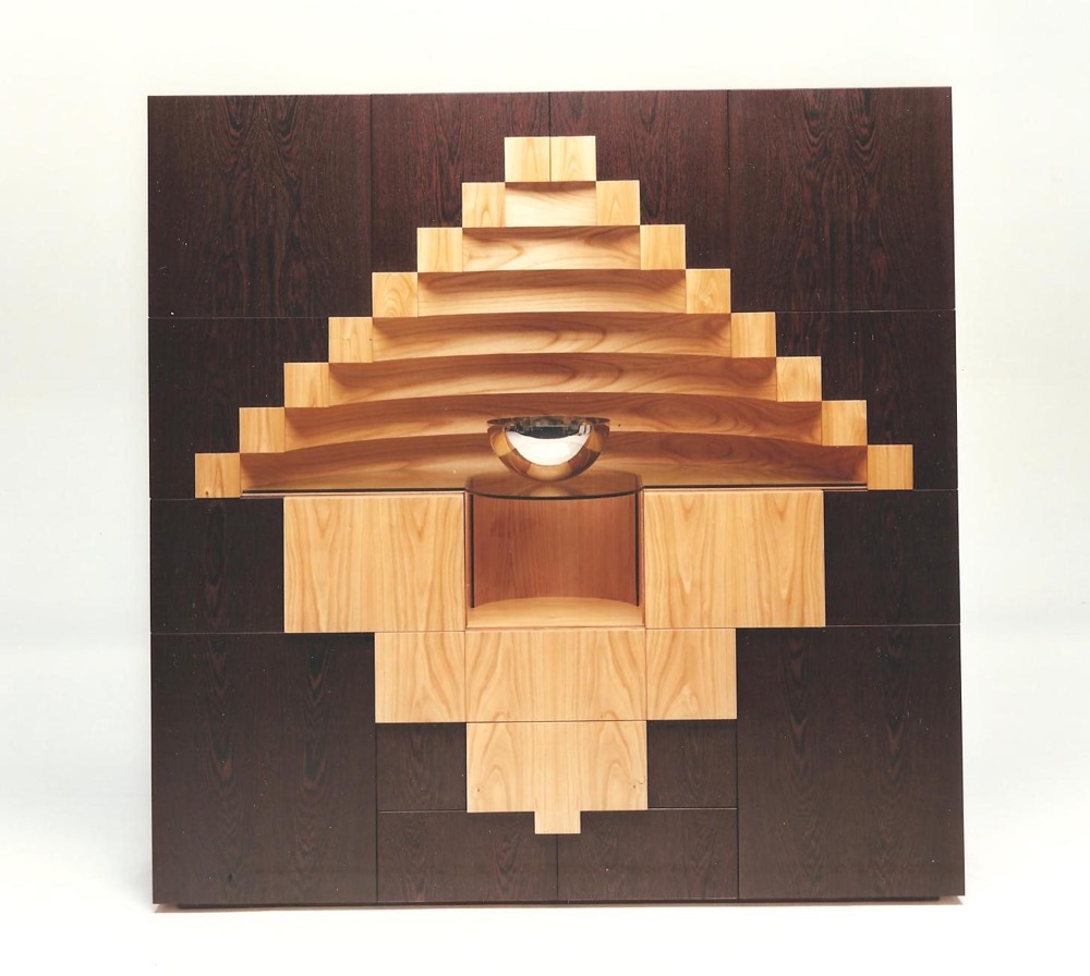 Corinto in cherry wood and wengè-stained oak 3