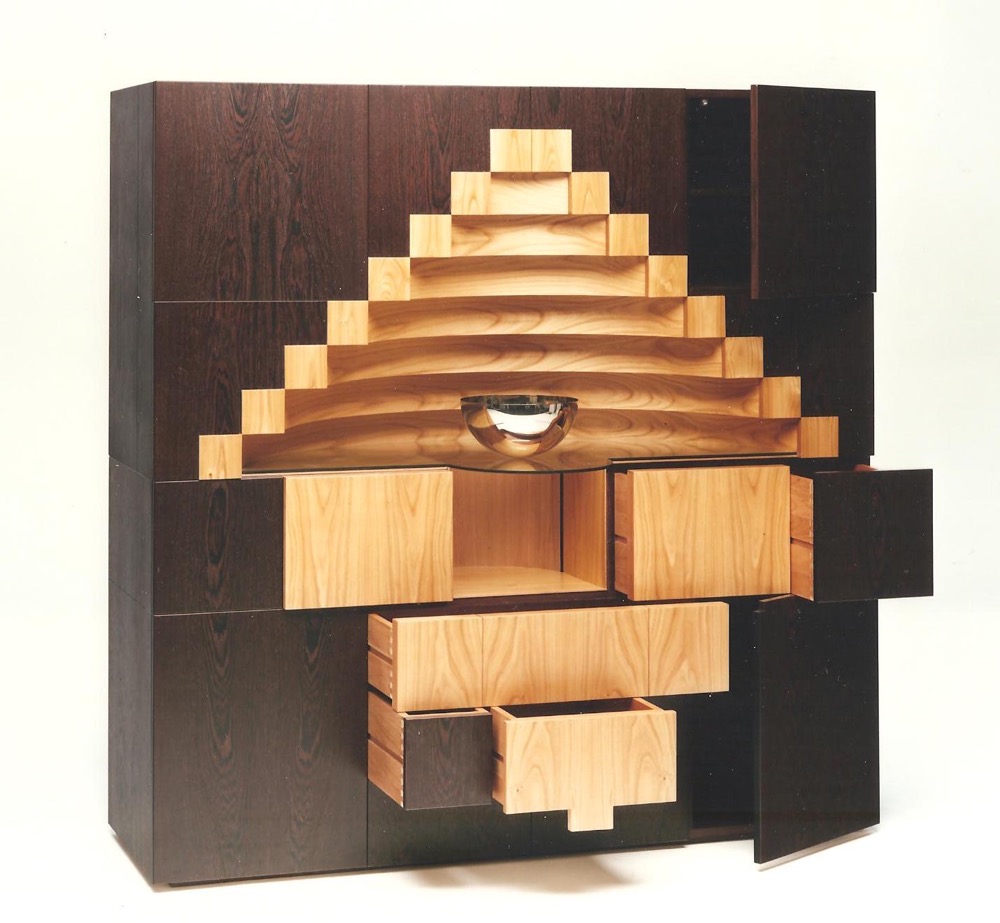 Corinto in cherry wood and wengè-stained oak 4