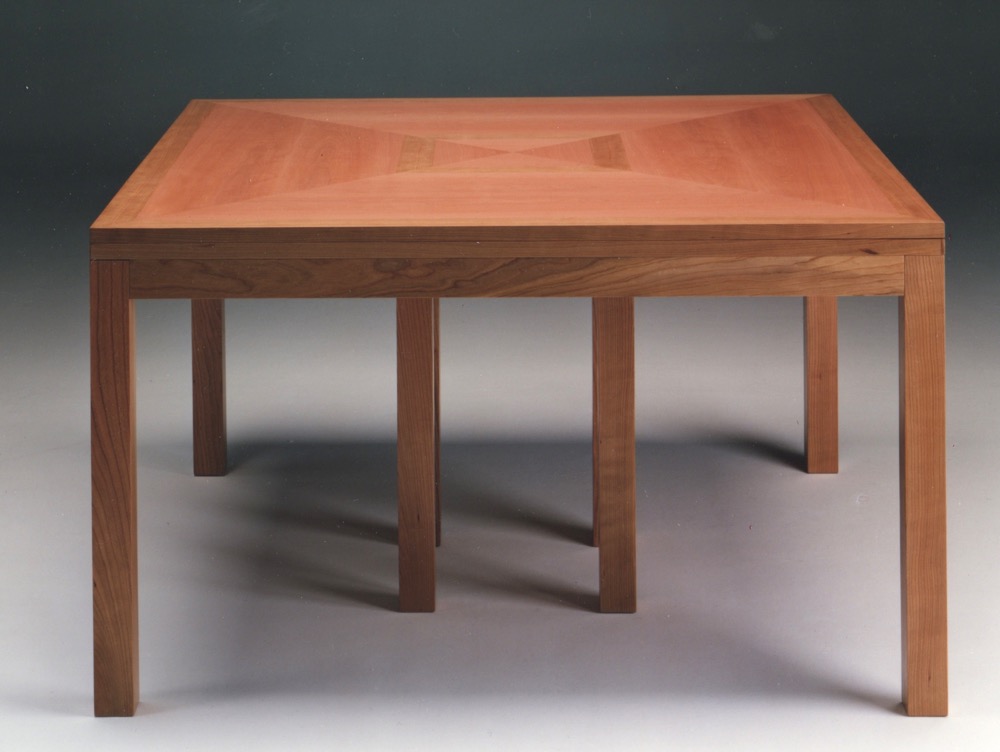 Tempium table in cherry wood and pear 1