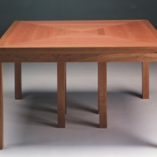 Tempium table in cherry wood and pear 1