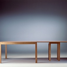 Tempium table in cherry wood and pear 5