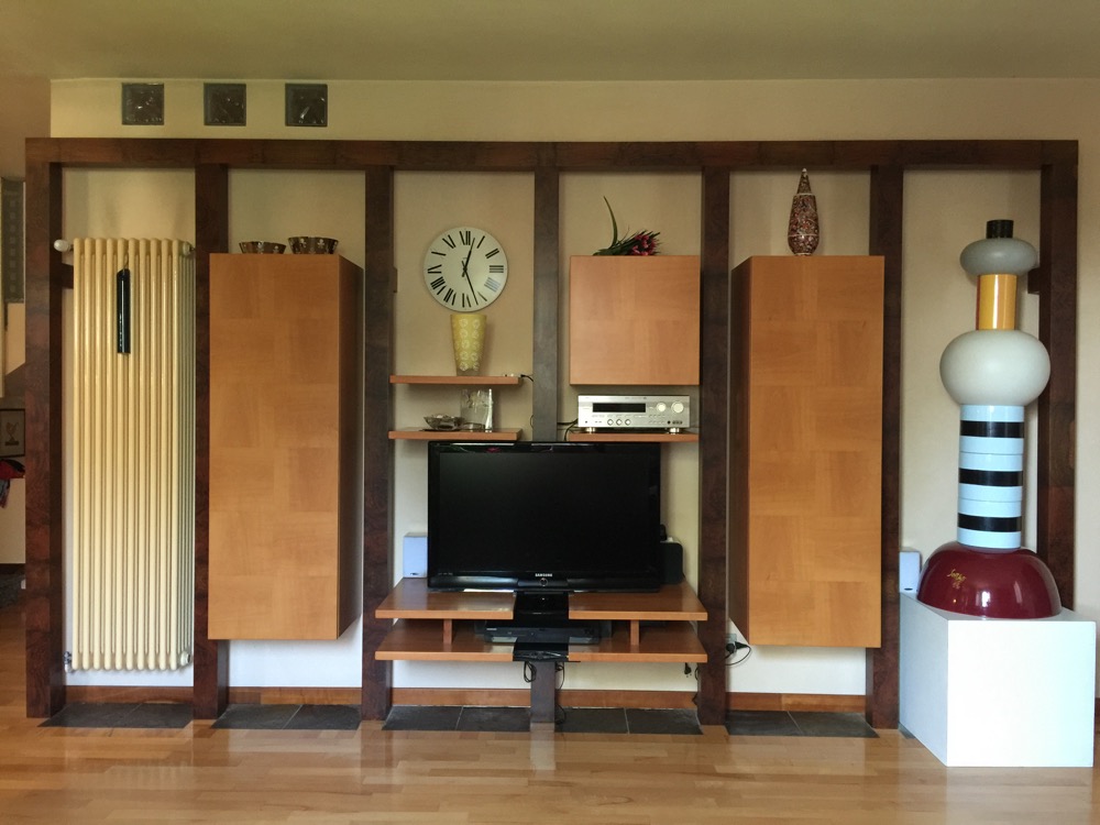 Tempium  bookcase in pear and briar 1