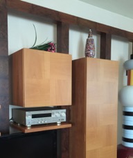 Tempium bookcase in pear and briar 2