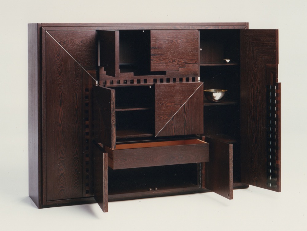 Micene sideboard in oak coloured wengè 5