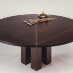 Micene table in oak coloured wengè 3