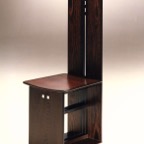 Micene chair in oak coloured wengè 1