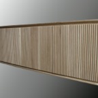 Fuga suspended sideboard in oak 2