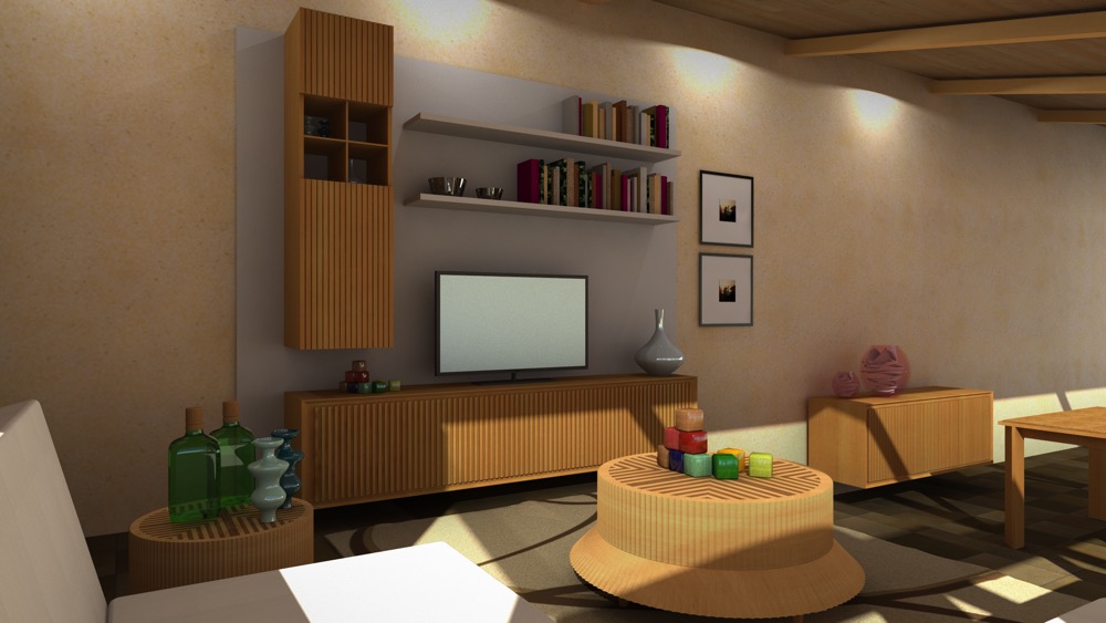 Fuga bookcase in oak 2
