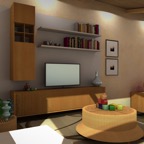 Fuga bookcase in oak 2